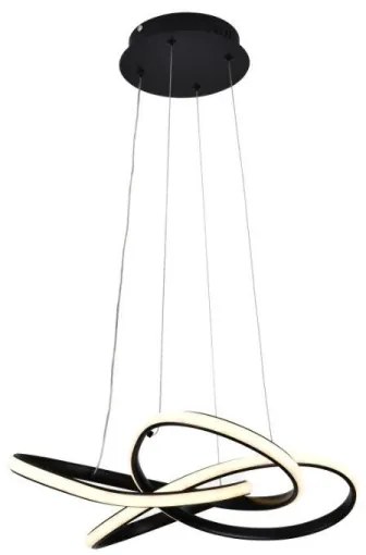 Lampadario a sospensione con filo LED dimmerabile LED/40W/230V 3000-6500K nero + telecomando