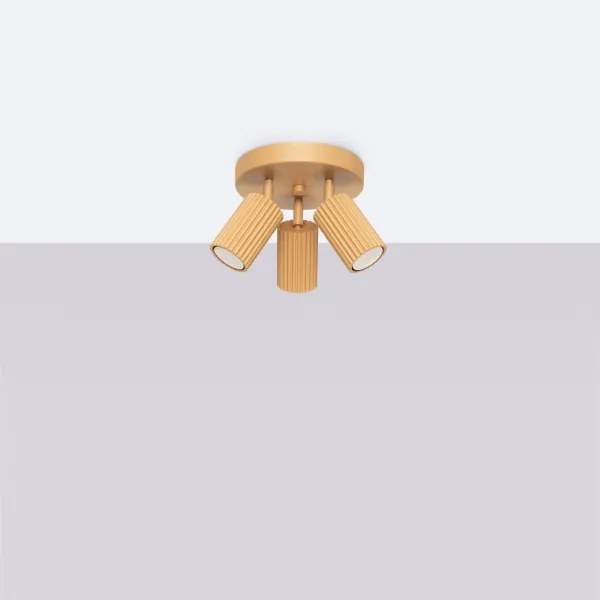 Sollux SL.1563 - Faretto KARBON 3xGU10/10W/230V oro