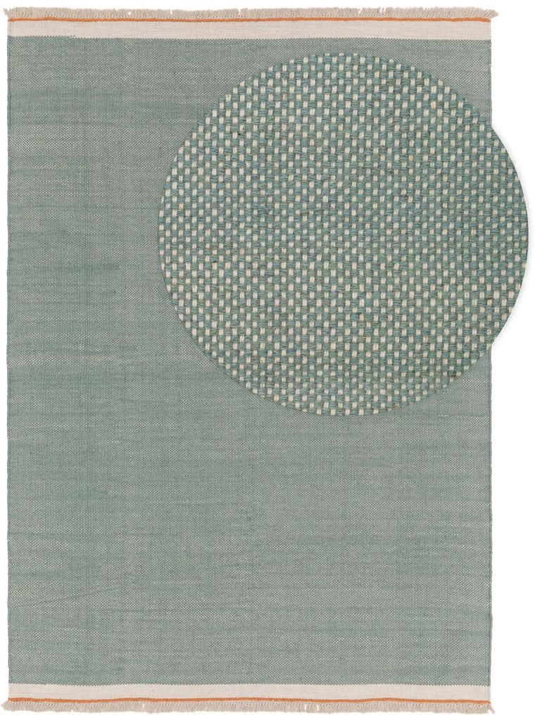 benuta Pop Tappeto di lana Karla Menta 160x230 cm - Tappeto fibra naturale