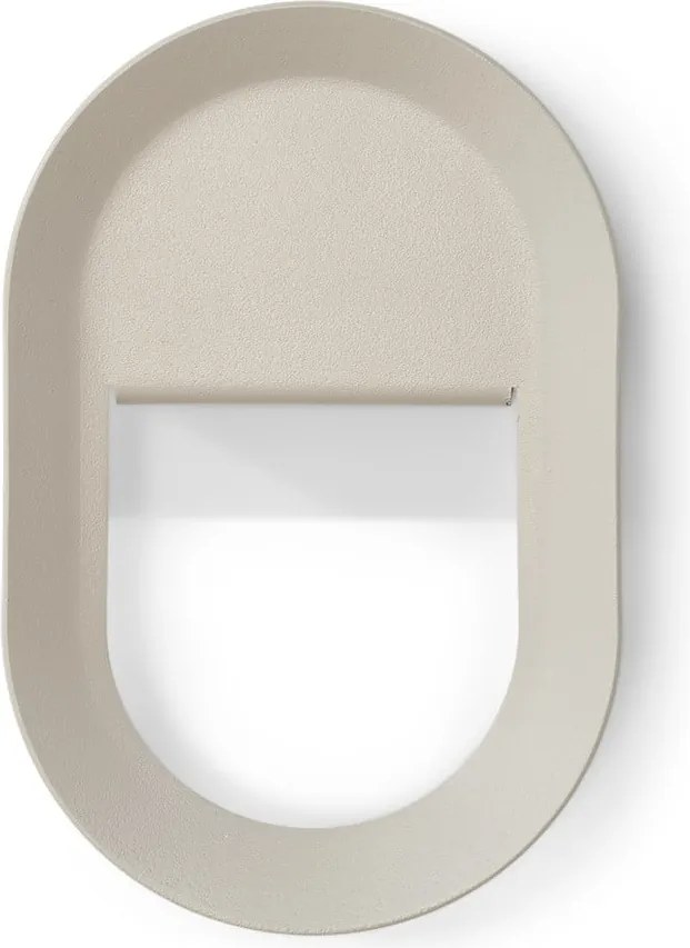 Gancio da parete grigio tortora in acciaio Coucou – Spinder Design