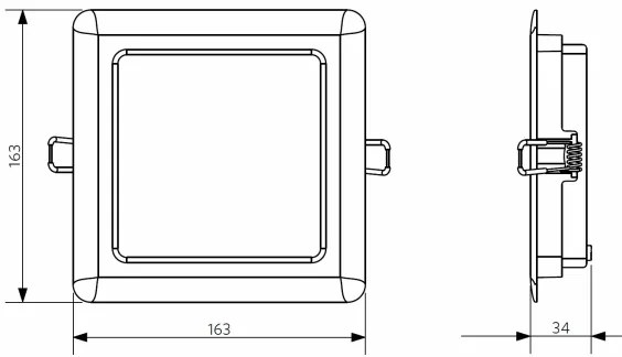 Opple 26664 - Plafoniera a LED per bagno LED/12W/230V 3000K IP44