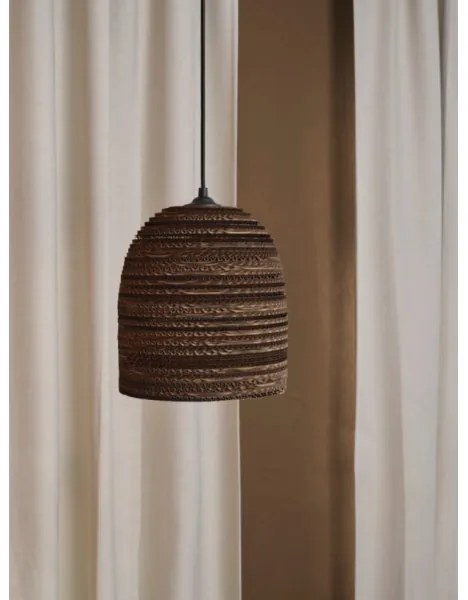 Ledvance - Lampadario a sospensione con filo DECOR CARDBOARD 1xE27/15W/230V diametro 25 cm