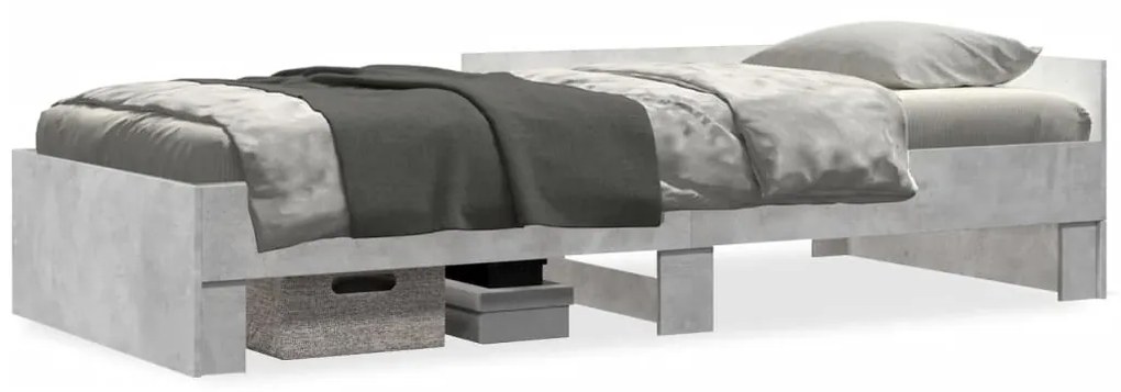 Giroletto grigio cemento 75x190 cm in legno multistrato