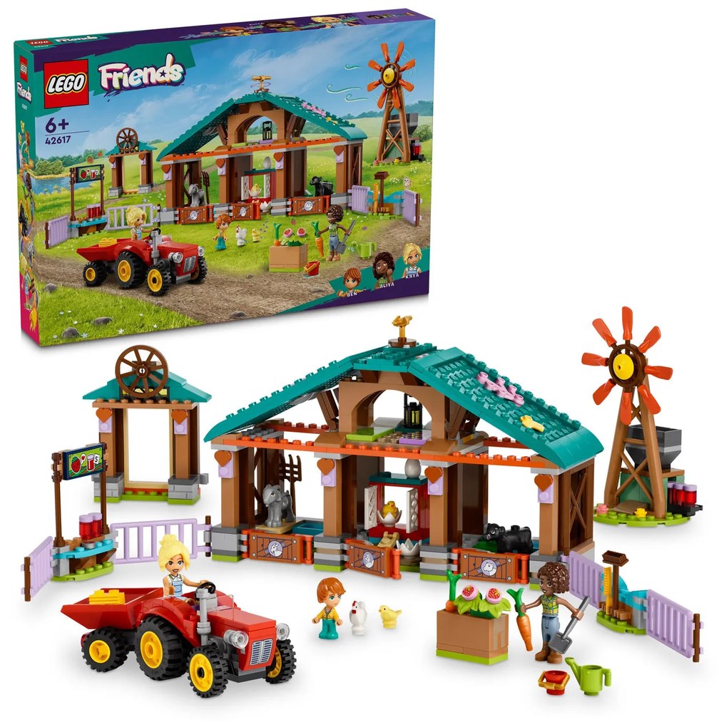 Il santuario degli animali della fattoria Lego Friends