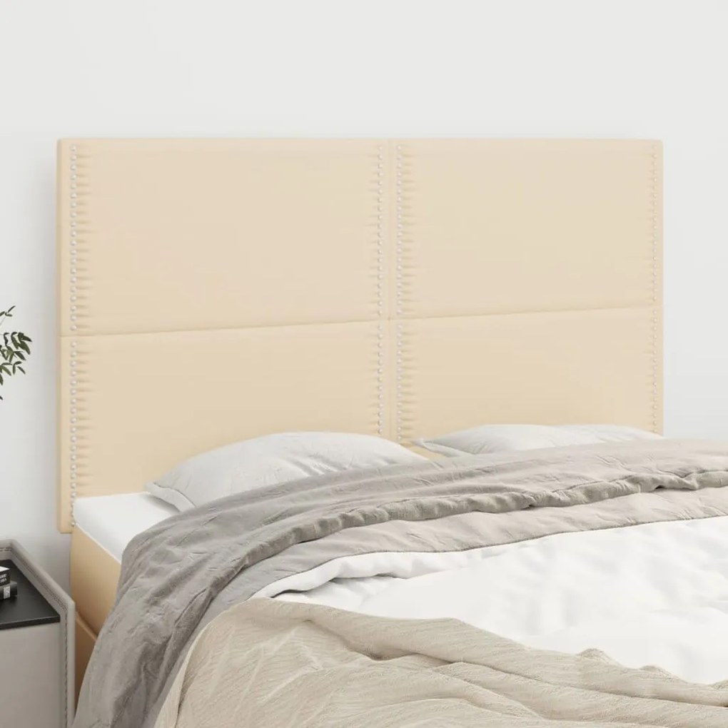 Testiere 4 Pz Crema 72x5x78/88 Cm İn Tessuto /