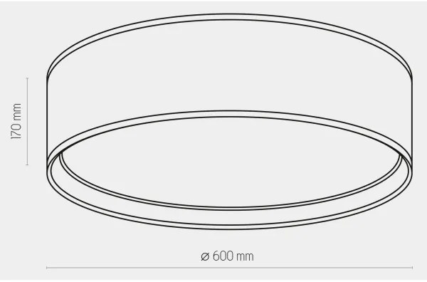 Plafoniera BILBAO 4xE27/15W/230V d. 60 cm bianca/oro