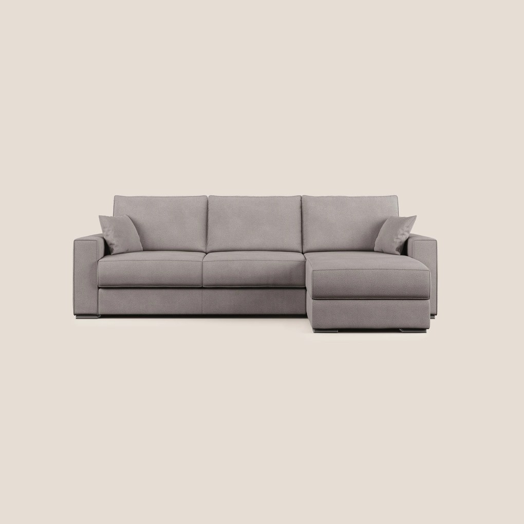 Dream Divano letto angolare in microfibra effetto pelle smacchiabile T15
