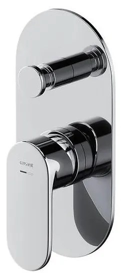 Cersanit S951-305 -Rubinetto doccia per installazione a scomparsa CREA cromo lucido