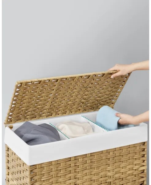 Cesto porta biancheria FLYN in rattan