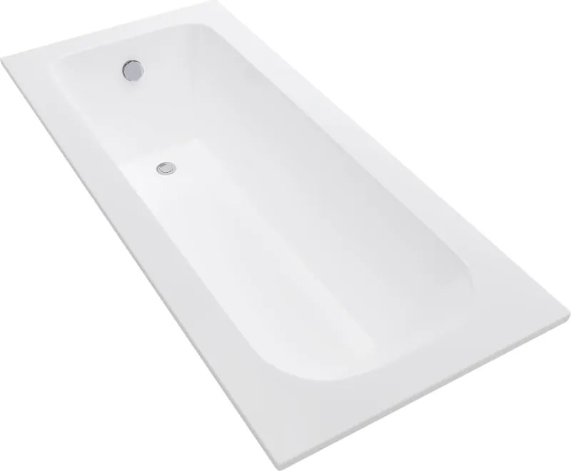 Mexen Vega vasca rettangolare 170 x 70 cm, bianca - 55011707000