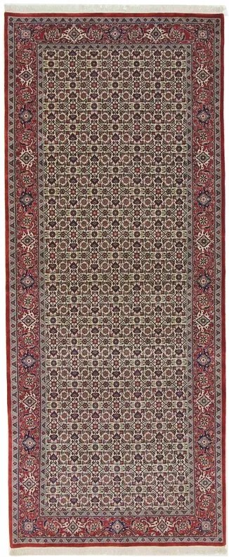 Bidjar Tappeto orientale 120x300 Beige (Indian) Annodato A Mano