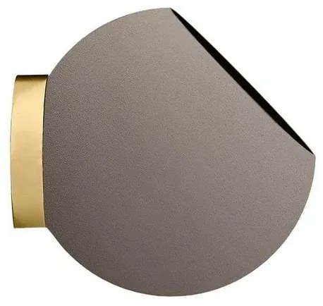 Globe Wall Vaso per Piante Ø21xH18 Taupe/Gold - AYTM