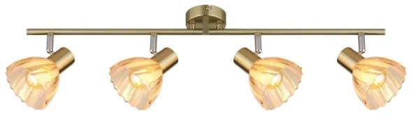 Globo 54315M-4 - Faretto ZACHERY 4xE14/40W/230V oro