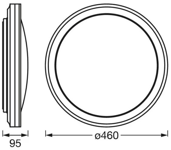 Ledvance -Plafoniera LED RGBW dimmerabile SMART+ CIRCLE LED/28W/230V Wi-Fi