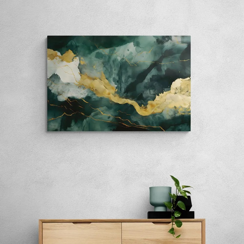 Quadro su tela – Marmo verde