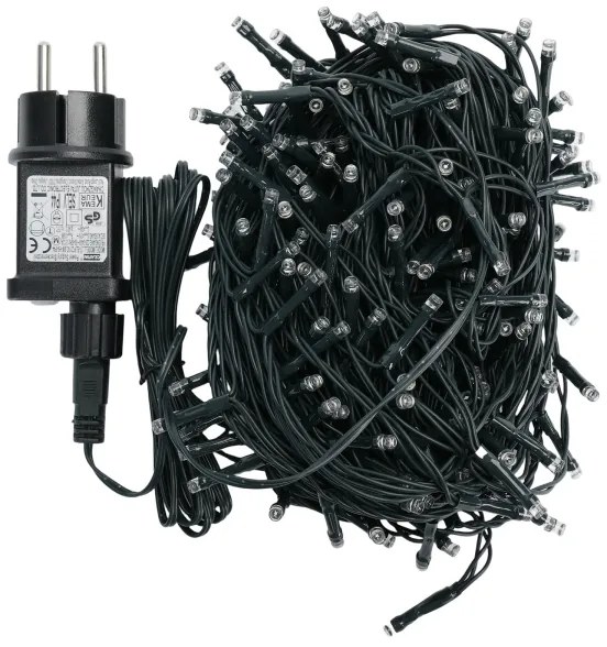 Aigostar - Catena luminosa natalizia LED per esterni 200xLED/3,6W/230V 20m IP44 bianco freddo