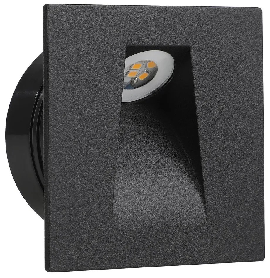 Lampada da parete LED nera MECINOS – EGLO