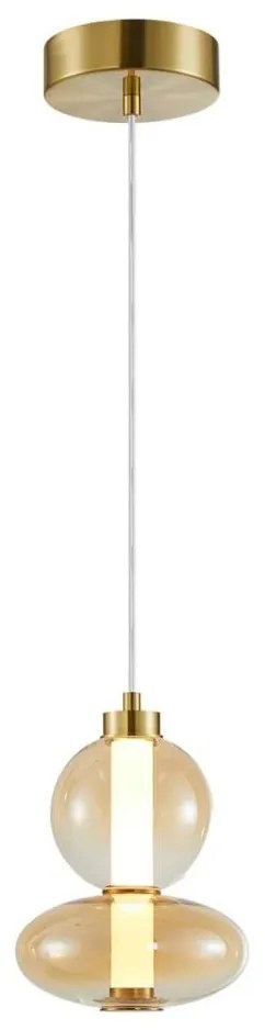 Lampadario LED a sospensione con filo DAPHNE LED/12W/230V oro