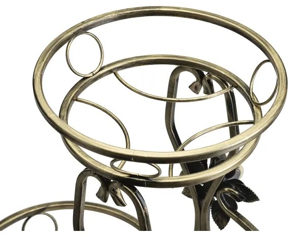 Portafiori 64x54 cm oro