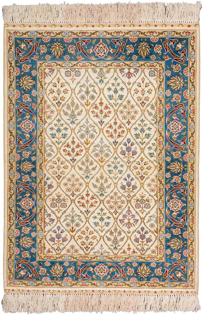 Hereke Tappeto orientale 60x90 Beige (Cina) Annodato A Mano