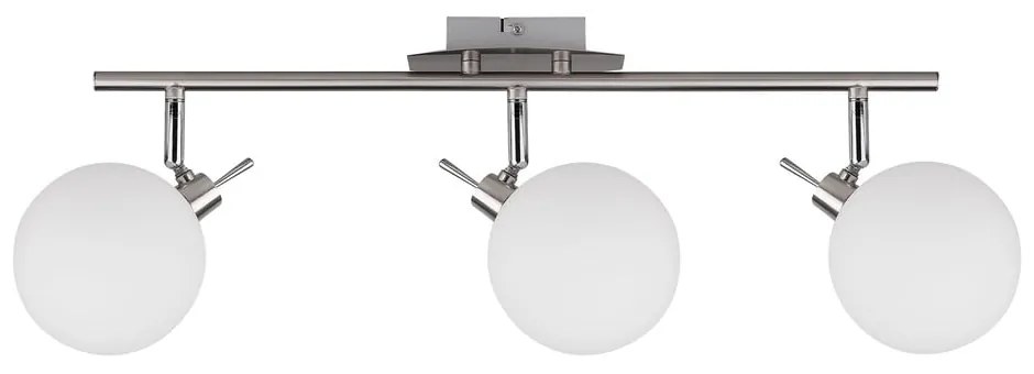 Lampada da soffitto in argento con paralume in vetro 12x62 cm Ghost - Candellux Lighting