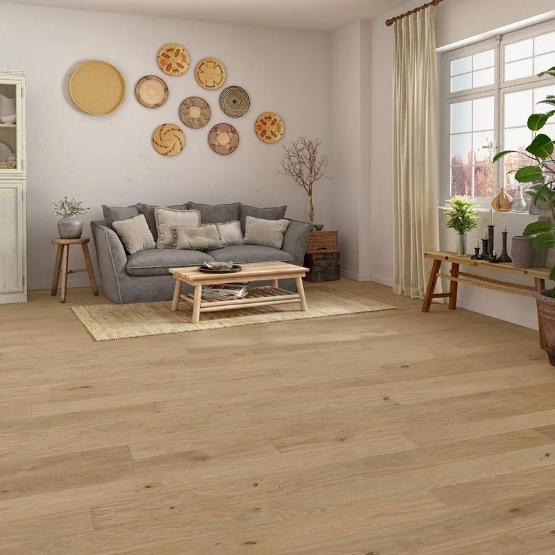 Parquet prefinito in rovere naturale Elegance vetrificato Intenso XL