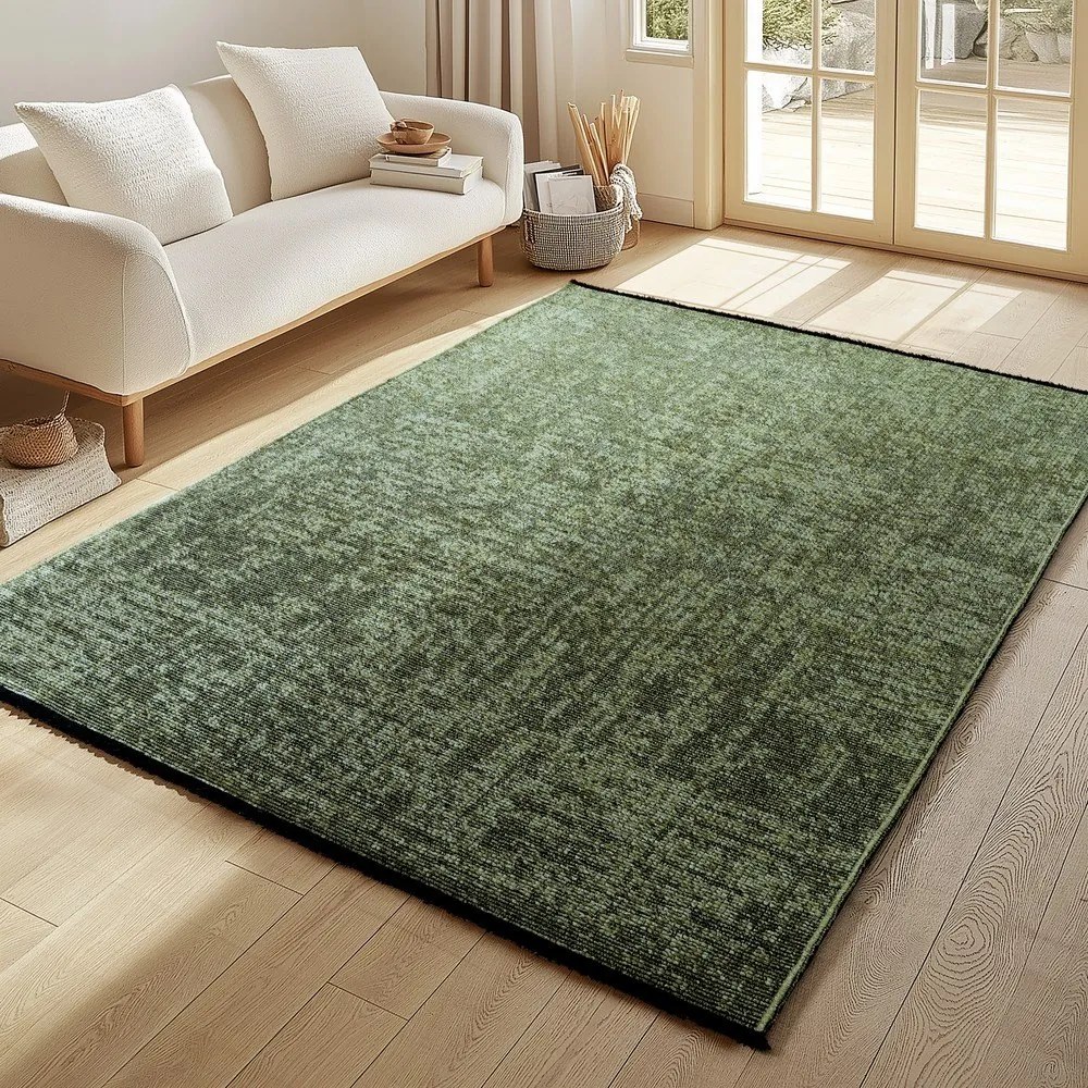 Tappeto verde lavabile 140x200 cm Space 1900 – Ayyildiz Carpets