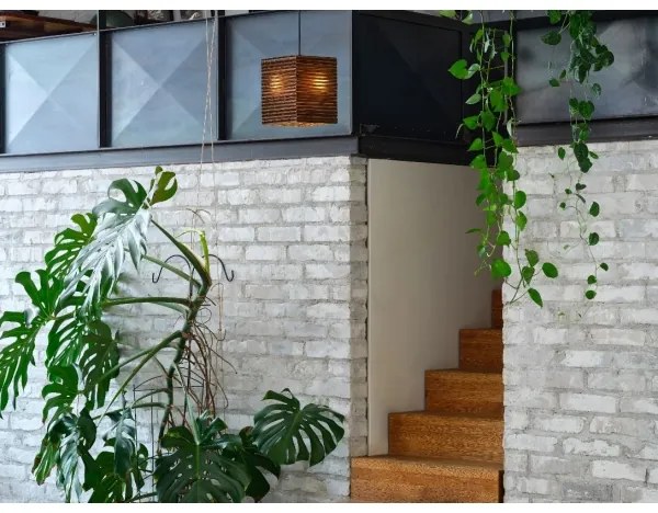 Ledvance - Lampadario a sospensione con filo DECOR CARDBOARD 1xE27/15W/230V 25x25 cm