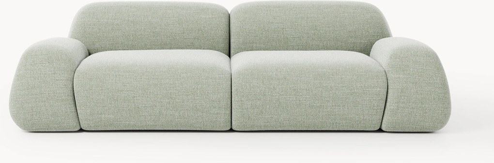 Divano componibile 3 posti in bouclé Wolke