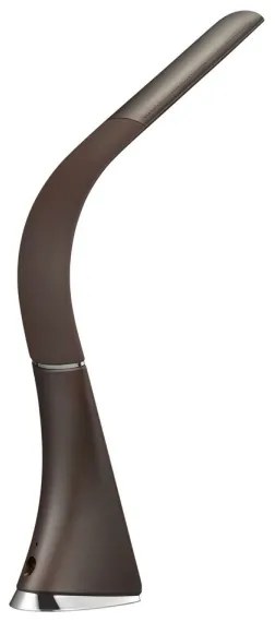 Immax 08948L - Lampada da tavolo LED dimmerabile con display LEATHER LED/7W/230V