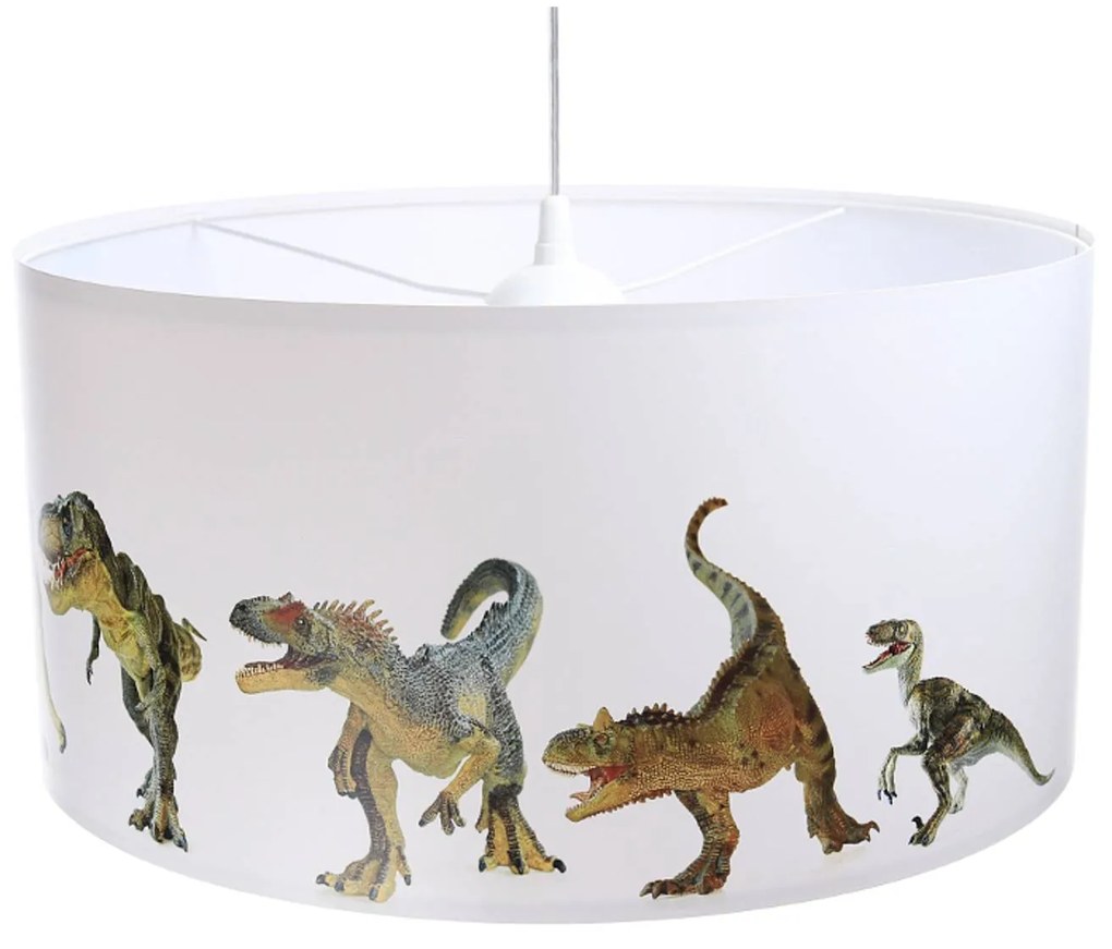 Maco Design Lampada a sospensione per camere di bambini Dino con motivo fotografico