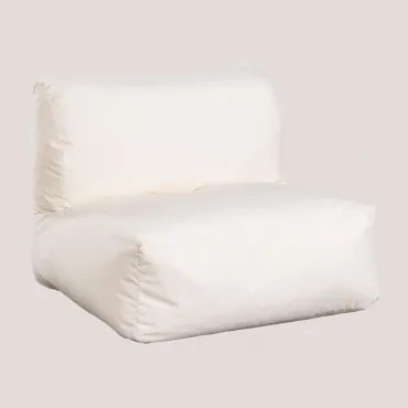 Moduli per Divano da Giardino in Tessuto Attus Beige Crema & Poltrone - Sklum