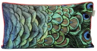 Fodera per cuscino HappyFriday HF Living Peacock Multicolore 50 x 30 cm