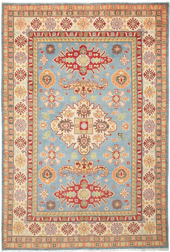 Kazak Tappeto 240x170 (Afghanistan) Annodato A Mano