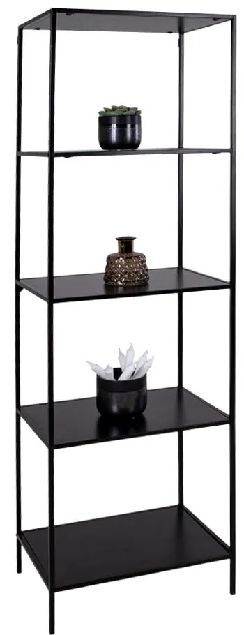 Libreria nera in frassino 51x170 cm Vita - House Nordic