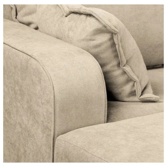 Divano angolare beige (angolo sinistro) Beata - Ropez