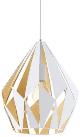 Eglo 49932 - Lampada a sospensione CARLTON 1 1xE27/60W/230V