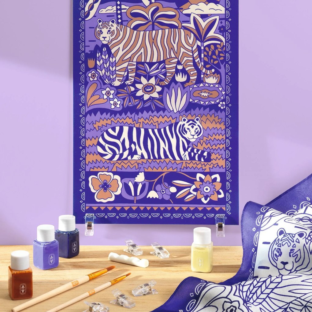 Atelier 10 - Pittura su seta per adolescenti e adulti - Tigre