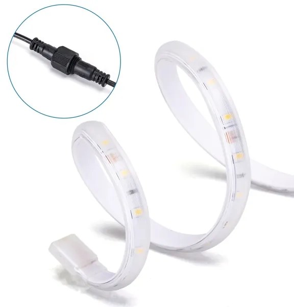 Aigostar - Striscia solare LED dimmerabile 20W 3,2V 20m 6500K IP65 + DO