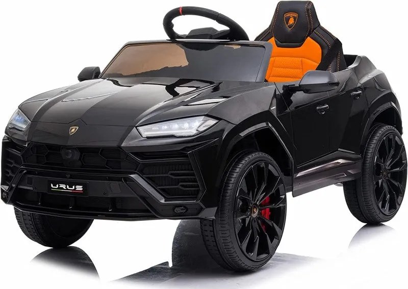 Macchina Elettrica per Bambini 12V con Licenza Lamborghini Urus Nera...