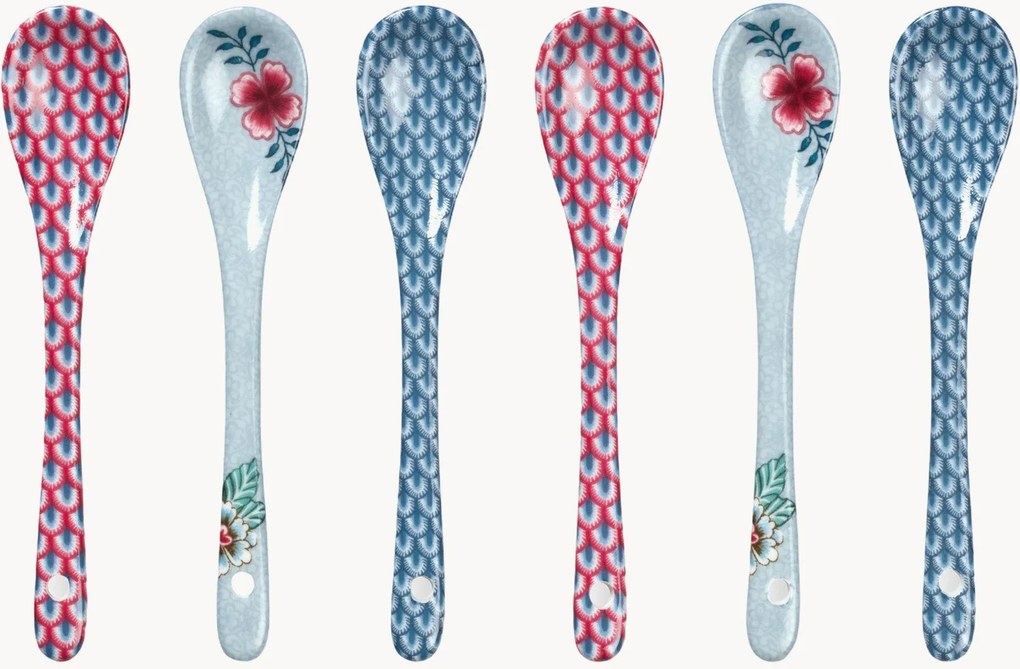 Set di 6 cucchiaini Oriental Flower