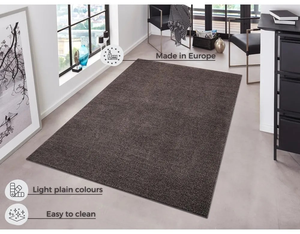 Tappeto grigio antracite , 80 x 150 cm Pure - Hanse Home