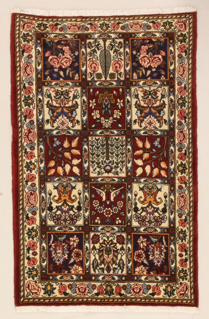 Bakhtiar Tappeto persiano 100 x 60 (Iran) Annodato A Mano