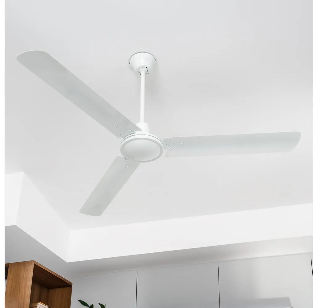 ZEVENTI - Ventilatore a soffitto TOFINO bianco