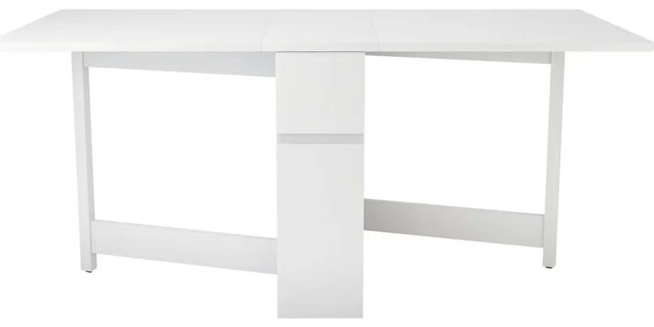 Tavolo multifunzionale pieghevole bianco Kungla - Woodman
