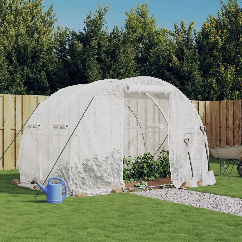 Serra Con Telaio İn Acciaio Bianco 6 M² 3x2x2 M /