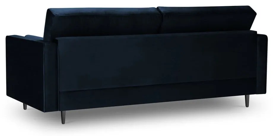 Divano in velluto blu, 219 cm Santo - Milo Casa