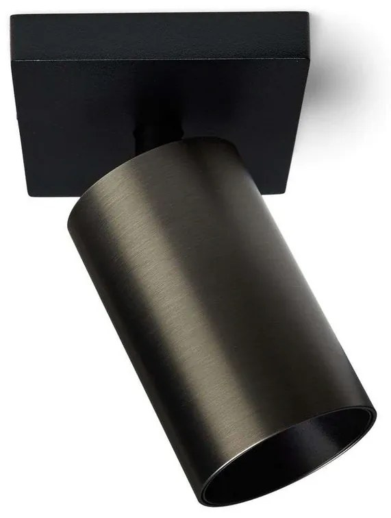 SpotOn1 Applique da Parete/Soffitto Nero/Titanium - Antidark