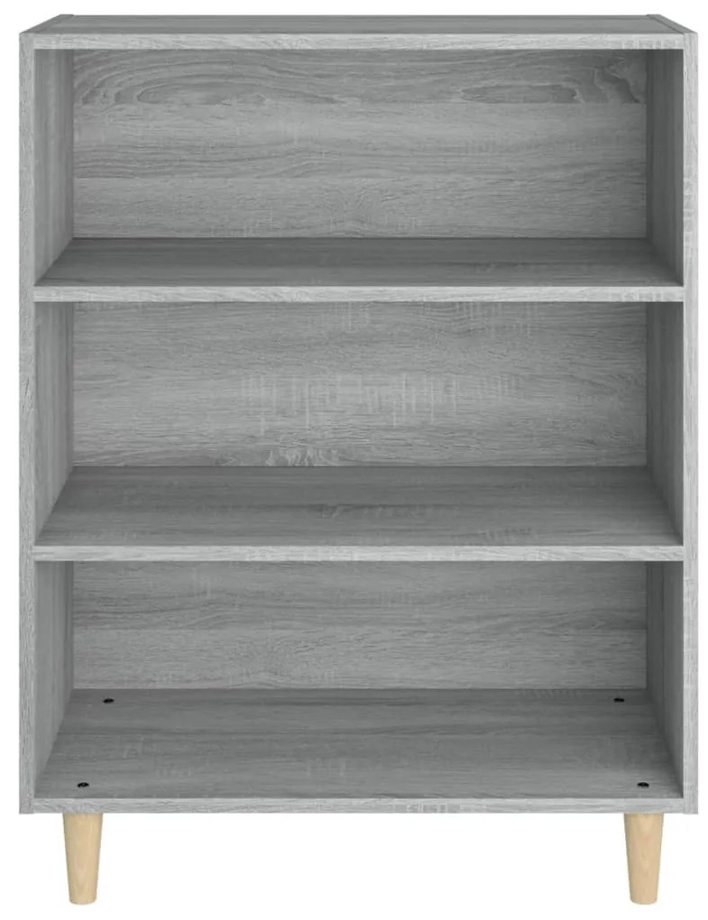 Credenza grigio sonoma 69,5x32,5x90 cm in legno multistrato