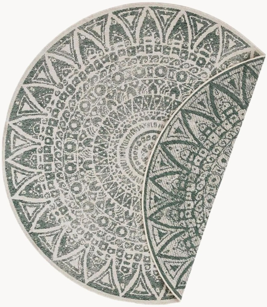 Tappeto rotondo reversibile in & outdoor Lilja